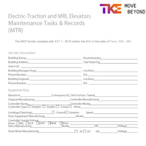 Electric-Traction and MRL Elevators Application